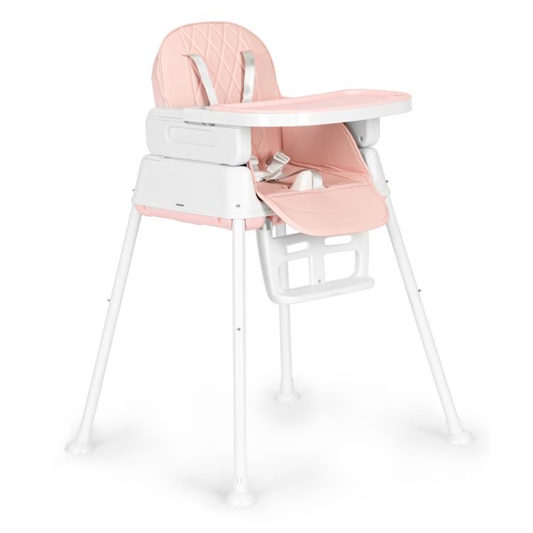 Baba etetőszék 3in1 összecsukható ECOTOYS PINK