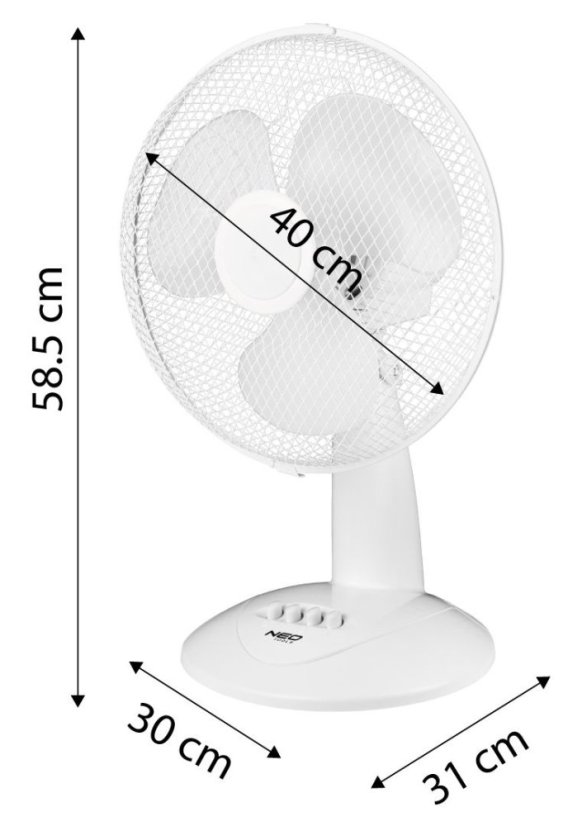 Ventilator de masă NEO TOOLS 45 W