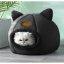 Casetta per gatti con cuscino