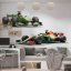 Dekorace pokoje pro fanouška F1 - samolepka na zeď s formulí