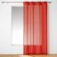 Elegantna crvena zavjesa za velike prozore SAHARA 140x240 cm