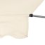Tenda da sole per terrazza con inclinazione regolabile - beige