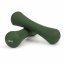Fitness set neoprénových činiek v zelenej farbe 2x0,5 kg
