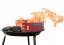 Runder Gartengrill 41 X 33,5 X 46,5 cm - rot