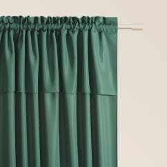 Zelený závěs MIA na stuhu 140 x 280 cm