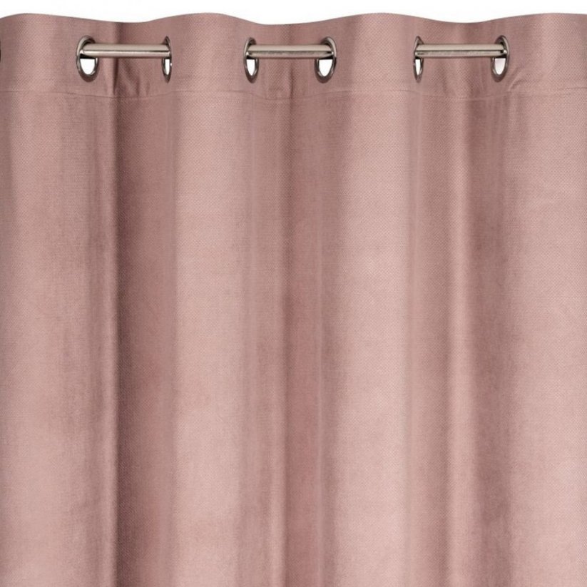 Ringlis rózsaszín sötétítő függöny 140 x 250 cm