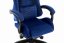Gaming stol HC-1000 NAVY - žametna tkanina