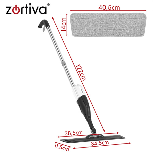 Sprejový mop 300 ml s 3 mikrovláknovými návlekmi