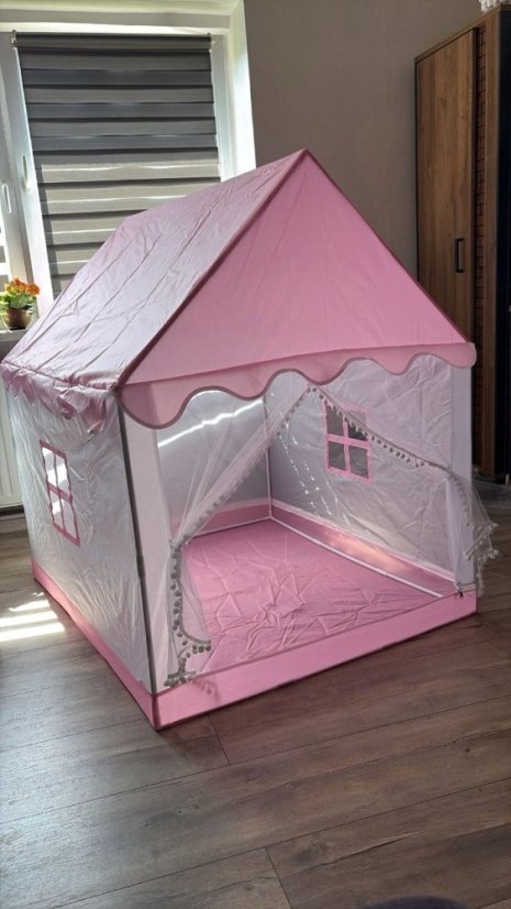 Varázslatos gyermek sátor, ház LED fényekkel