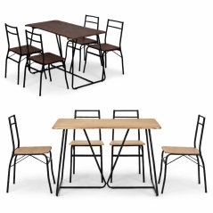 Jedálenský set – stôl + 4 stoličky PARIS