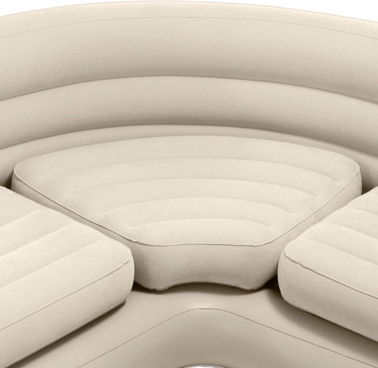 Nafukovací rohová pohovka INTEX 68575 - pro 4 osoby, 257 x 203 x 76 cm