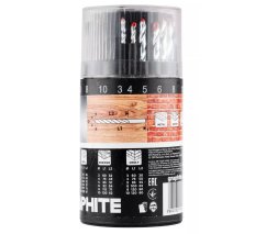 Universal-Bohrersatz GRAPHITE 54T430 - 18 Stück für Metall, Holz und Ziegel