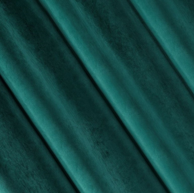Schöner Samtvorhang in petrolfarben 140 x 250 cm