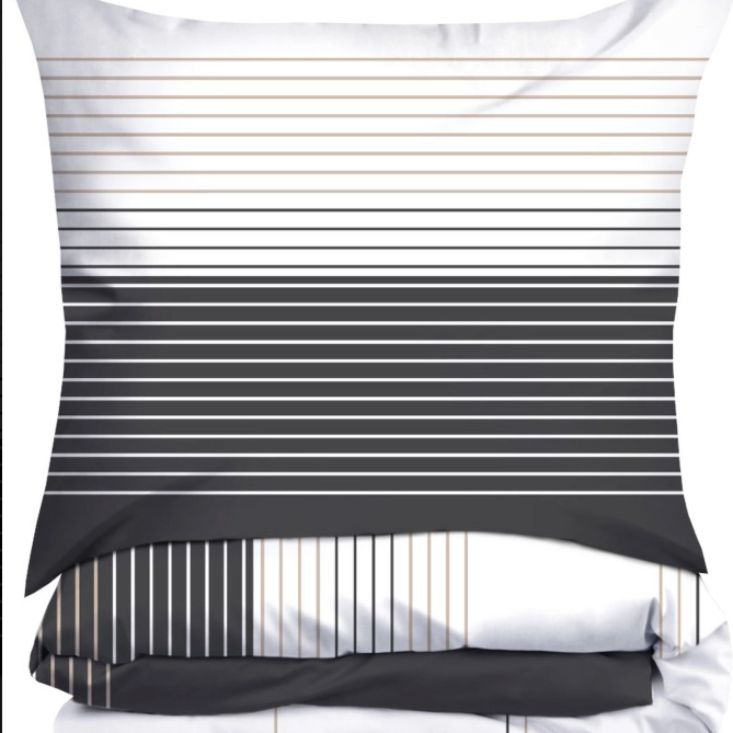 Bavlnené posteľné obliečky z prémiovej bavlny – pruhované