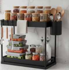 Izvlačni organizator na 2 kata ispod sudopera