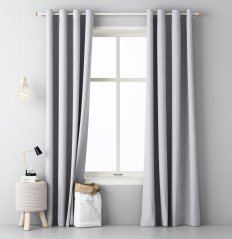 Perdele moderne în gri deschis 140 x 280 cm