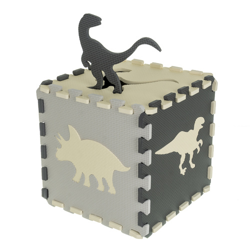 Puha játszószőnyeg dinoszaurusszal - habszivacs puzzle 106 x 160 cm