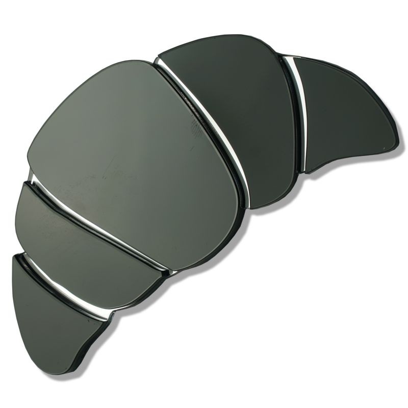 Moderné nástenné hodiny do kuchyne v čiernej farbe s motívom šálky