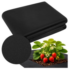 Černá agrotextilie proti plevelu 1,6 x 20 m 50 g/m²