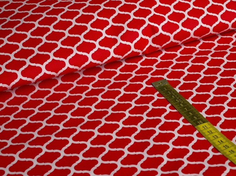 Biancheria da letto di lusso in cotone rosso