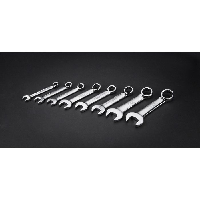 Set de 8 chei combinate scurte 09-791 NEO