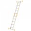 Kĺbový teleskopický rebrík s možnosťou schodiska 4x5