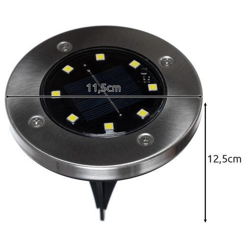 Solarna LED vrtna razsvetljava 12 kosov IP65