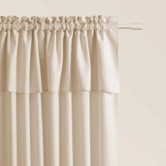 Кремава завеса MIA за панделка 140 x 280 cm