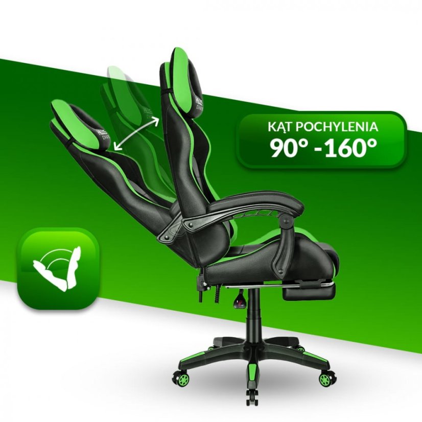 Herné kreslo HC-1039 Green