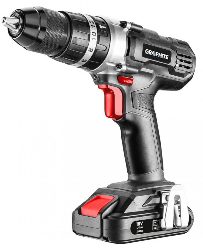 Акумулаторен винтоверт с ударна глава Energy + 18V, Li-Ion, без батерия 58G010 GRAPHITE