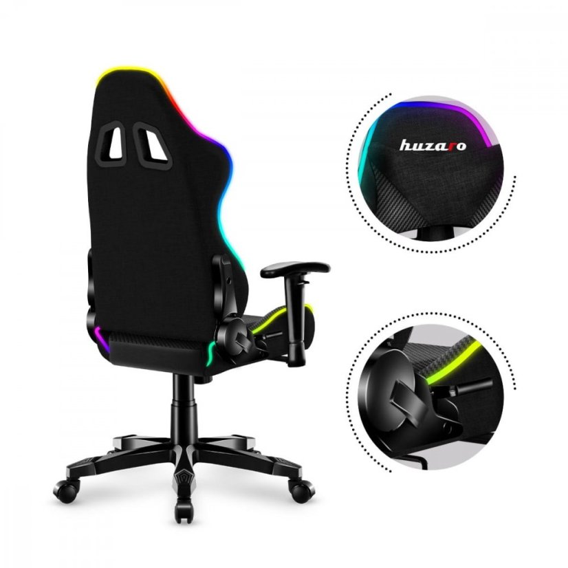 Fantastické herní křeslo pro teenegery s LED osvětlením