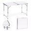 Klappbarer Catering-Tisch 119,5x60 cm weiß Klappbarer Catering-Tisch 119,5x60 cm weiß