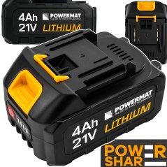 Lítium-iónová batéria Powermat 21 V – univerzálna batéria pre elektrické náradie