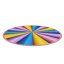 Rainbow Padlóvédő székalátét Colorful