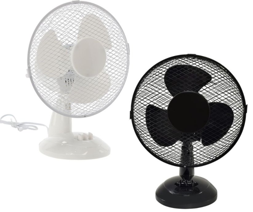 Stolový ventilátor s výkonom 25W