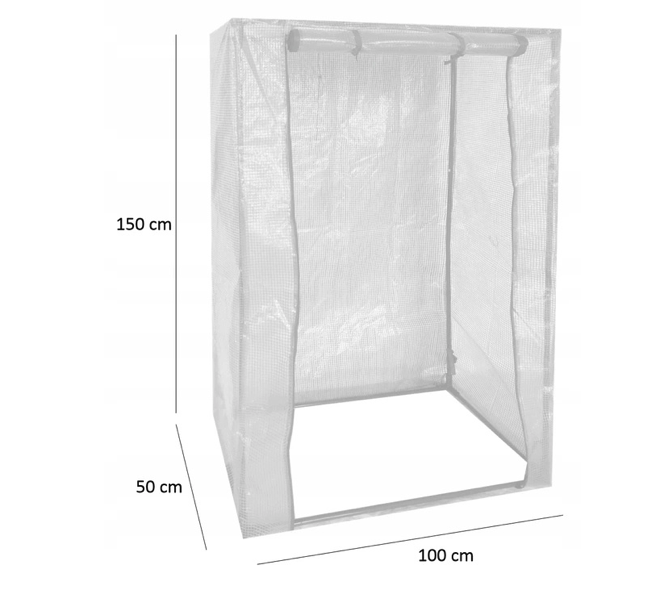 Mini záhradný fóliovník 100 x 50 x 150 cm – fóliovník na sadenice