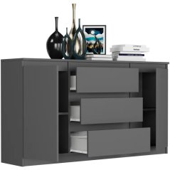 Geräumige Kommode R-140-S3 - verschiedene Farbvarianten