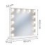 Stolní LED kosmetické zrcátko s nastavitelným osvětlením – 50 x 40 cm