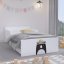 Letto per bambini di alta qualità con orso 160 x 80 cm