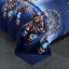 Mikroplyšové posteľné obliečky modrej farby s lapačom snov