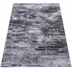 Moderner Teppich in der Farbe Grau 