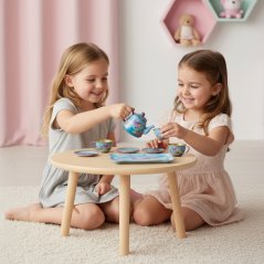 Teeservice für Kinder mit Meerjungfrauenmotiv im Koffer