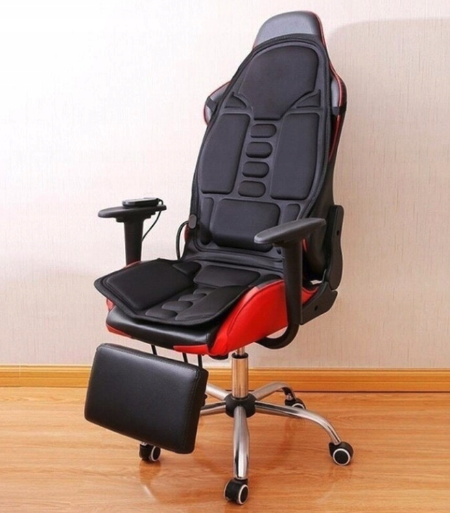 Autófűtés és masszázs párna fekete