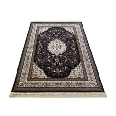 Covor vintage de calitate în negru
