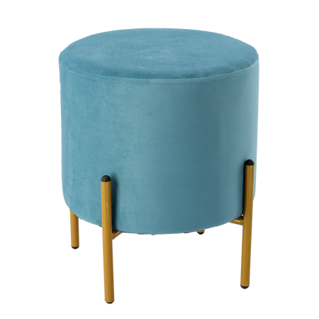 Okrúhla taburetka na nožičkách do obývačky či spálne