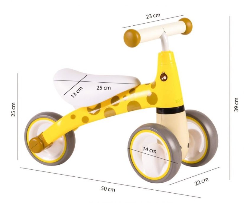 Roller mit Giraffenmotiv für Kinder