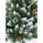 Luxusná zasnežená vianočná borovica na pni 160 cm