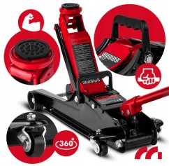 Hydraulický nízkoprofilový pojízdný zvedák 2,5 t MalTec MasterJack2500 – 85–385 mm