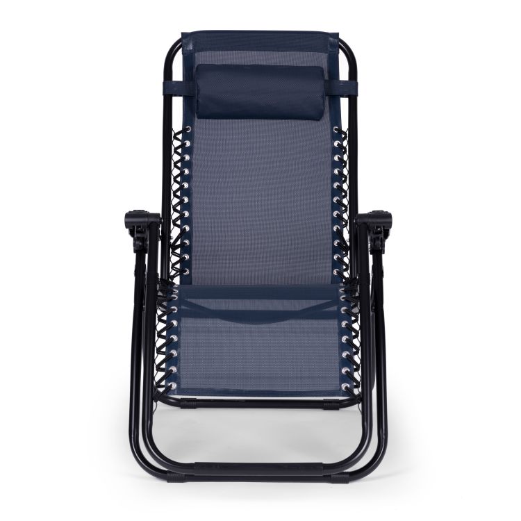 Sedia a sdraio blu scuro