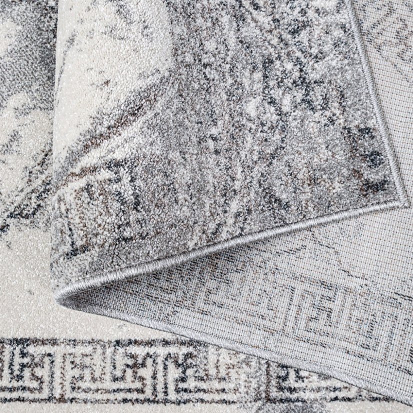 Covor gri cu model mandala